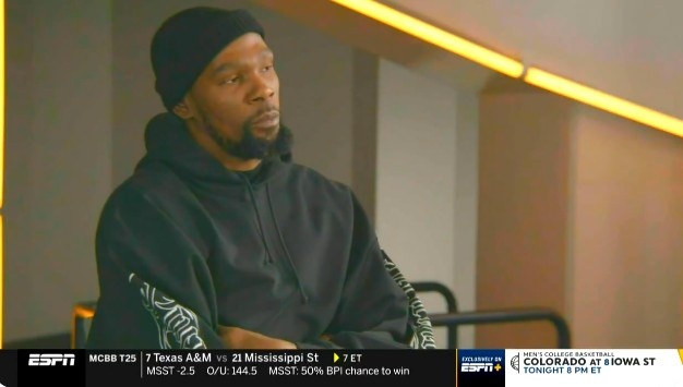  還打多久退役？KD：目前無法預測終點 可能會發(fā)生也可能不會